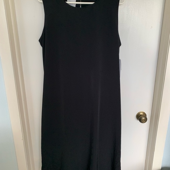 Colorful Paisley Kimono Cardigan over NWT black straight dress size L - Picture 9 of 11